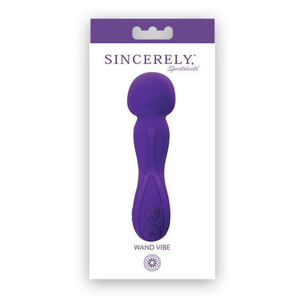 Sportsheets Sincerely Wand Vibe - Colour: Purple