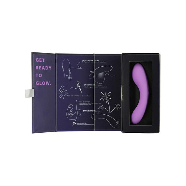 BMS Factory Swan Premium Line Mini Swan Wand - Colour: Glow in the Dark Purple