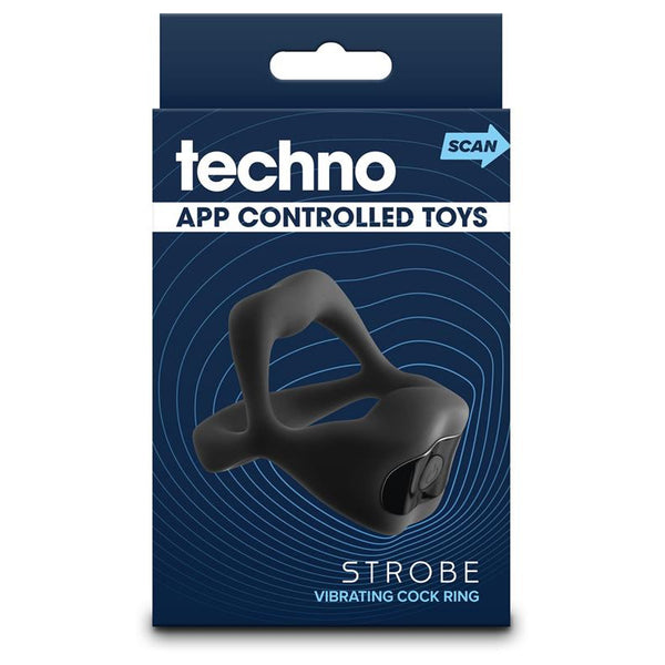 NS Novelties Techno Strobe Vibrating Cock Ring