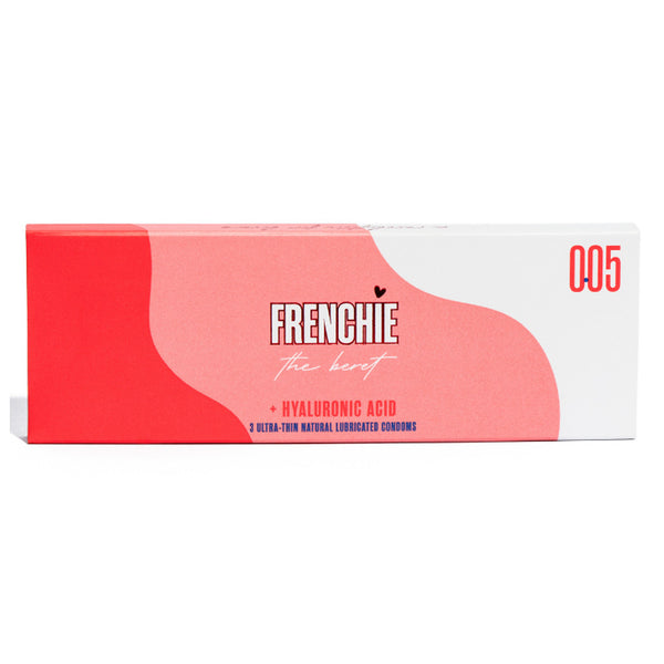 Frenchie The Beret Condom 0.05mm Ultra Thin with Hyaluronic Acid x3