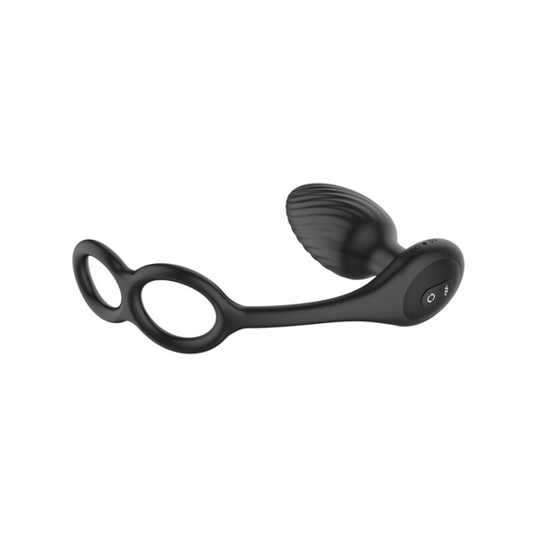 Nexus Tornado Rotating And Vibrating Butt Plug With Remote Control And Cock And Ball Ring