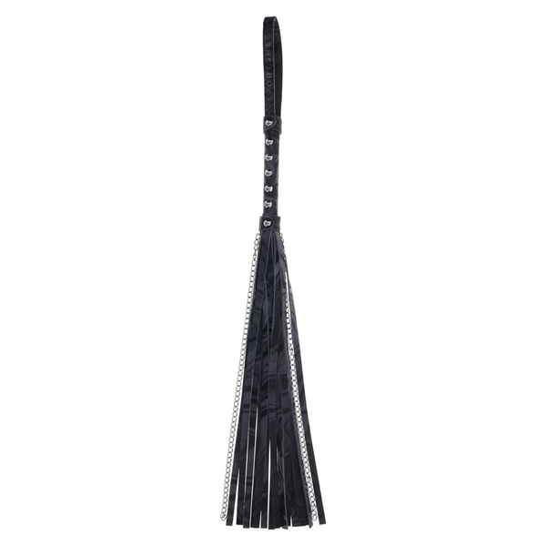 Sportsheets Velvet Noir Chain Flogger