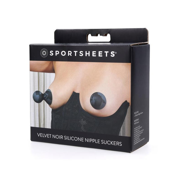 Sportsheets Velvet Noir Silicone Nipple Suckers