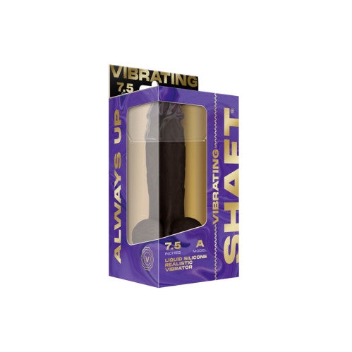 Shaft Vibrating Model A 7.5 Inch Real Feel FLEXISKIN Silicone Vibrator