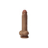 Shaft Vibrating Model C 9.5 Inch Real Feel Flexiskin Silicone Dildo with 8 Vibration Modes