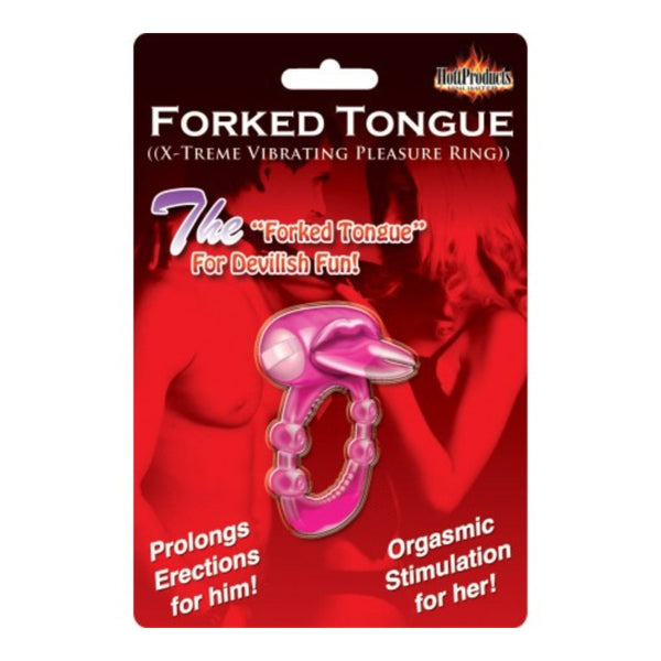 Hott Products Xtreme Vibes Forked Tongue Pleasure Ring