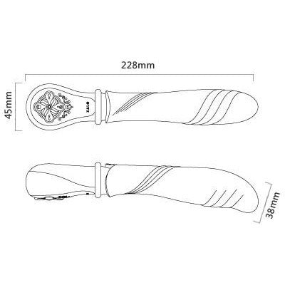 Zalo Desire Pre-Heating Thruster Thrusting Action Stimulator