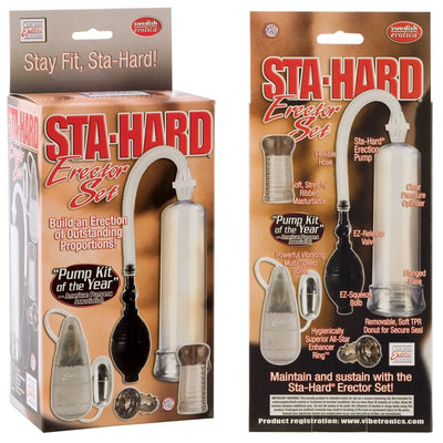 California Exotic Penis Pump Sta-Hard Erector Set