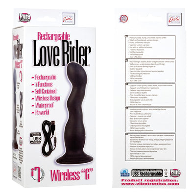 California Exotic G-Spot Vibrator Rechargeable Love Rider Wireless G
