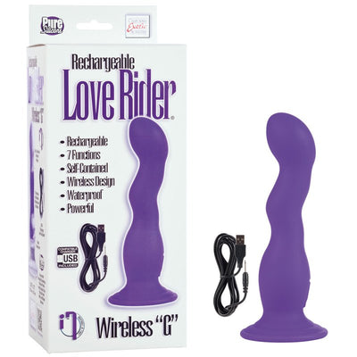 California Exotic G-Spot Vibrator Rechargeable Love Rider Wireless G