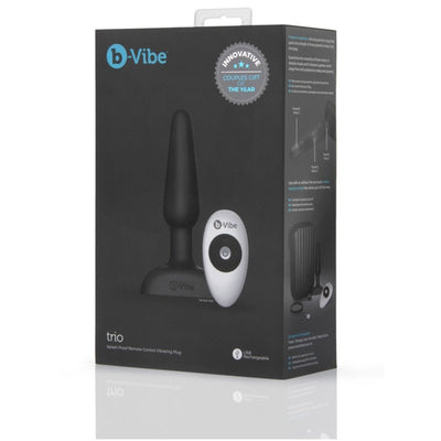 B-Vibe Rechargeable Trio Vibrating Butt Plug