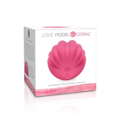 Jimmyjane Love Pods - Coral Rechargeable Vibrator