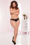 Seven Til Midnight Plus Size Sheer Lace Thigh High