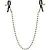California Exotic Nipple & Breast Toy Nipple Clamps Silver Beaded