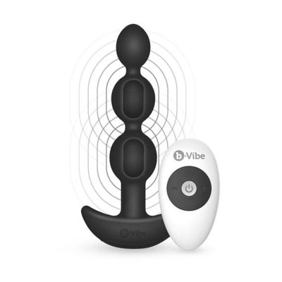 B-Vibe Rechargeable Remote Triplet Anal Beads