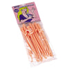 Nanma (NMC) Adult Partyware Dicky Sipping Straws (Flesh)