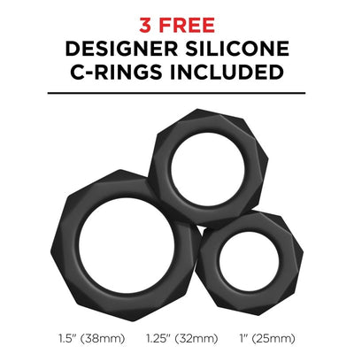 Pipedream Extreme Elite - Vibrating Silicone Stimulator Male Masturbator