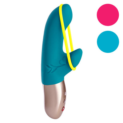 Fun Factory Amorino Rabbit G-Spot Vibrator - Colour: Pink/Neon Yellow