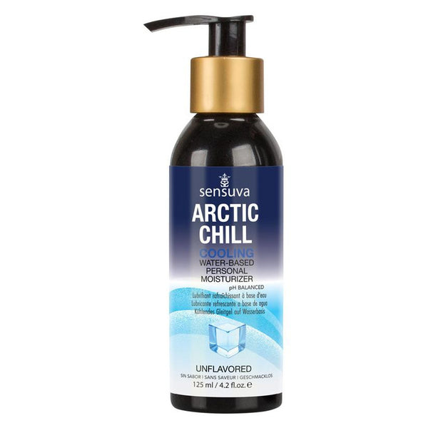 Sensuva Arctic Chill Cooling Water-Based Personal Moisturizer 4oz