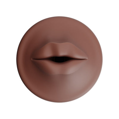 Autoblow A.I. Silicone Mouth Sleeve - Colour: Brown