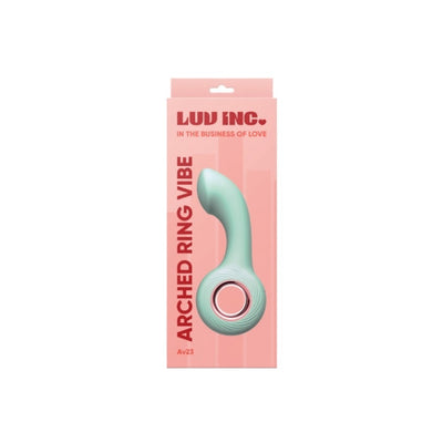 Luv Inc Arched Ring Vibe G-Spot Vibrator with 12 Vibration Modes USB Rechargeable Waterproof Silicone
