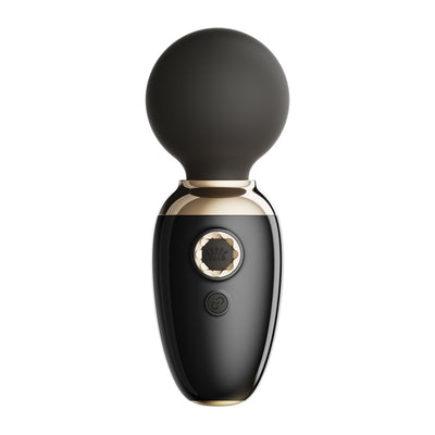 Zalo Ava Smart Wand Massager with Heating Function and App Control - Colour: Obsidian Black
