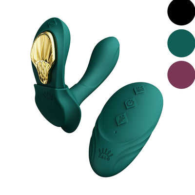 Zalo Bess Multi-Function Massager Vibrator Kit - Colour: Turquoise Green