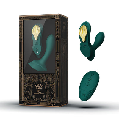 Zalo Bess Multi-Function Massager Vibrator Kit - Colour: Turquoise Green