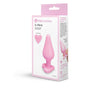 B-Vibe Butties B-Mine Silicone Butt Plug with Heart Base