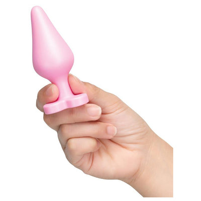 B-Vibe Butties B-Mine Silicone Butt Plug with Heart Base