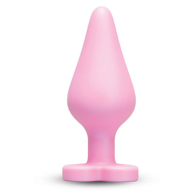 B-Vibe Butties B-Mine Silicone Butt Plug with Heart Base