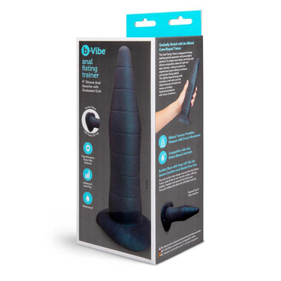 B-Vibe Fisting Anal Training 9 Inch Silicone Anal Stretcher