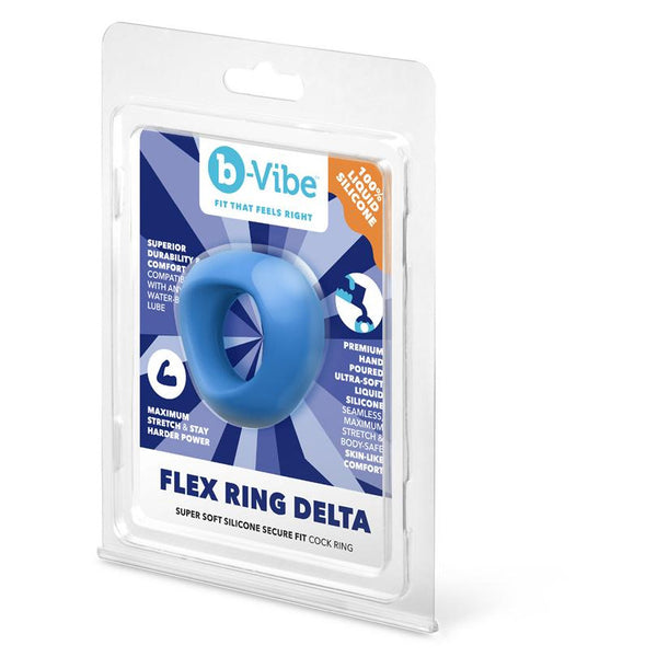 B-Vibe Flex Ring Delta Silicone Cock Ring