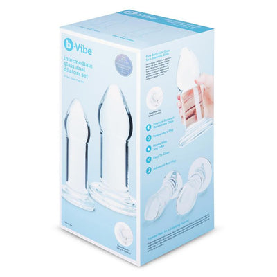 B-Vibe Intermediate Glass Dilator Set