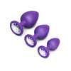 B-Vibe Butties Jewel Butties Bundle 3-Piece Anal Training Set