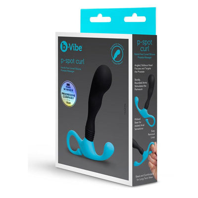 B-Vibe P-Spot Curl Hands-Free Curved Silicone Prostate Massager