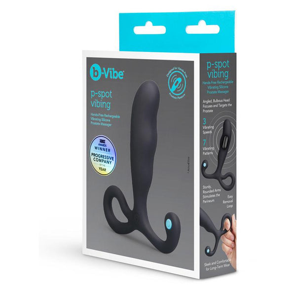 B-Vibe Vibing P-Spot Rechargeable Silicone Vibrating Prostate Massager