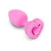 B-Vibe Remote Control Vibrating Jewelled Heart Plug