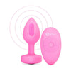 B-Vibe Remote Control Vibrating Jewelled Heart Plug