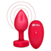 B-Vibe Remote Control Vibrating Jewelled Heart Plug