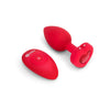 B-Vibe Remote Control Vibrating Jewelled Heart Plug