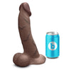 B-Vibe Slipskin Realistic Silicone Dildo 10 in. Curved