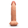 B-Vibe Slipskin Realistic Silicone Dildo 9 in. Curved