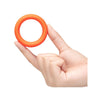 B-Vibe Snug Ring 40 mm Snug Fit Silicone Cock Ring - Colour: Orange
