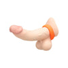 B-Vibe Snug Ring 40 mm Snug Fit Silicone Cock Ring - Colour: Orange
