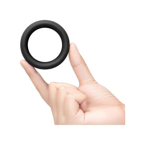 B-Vibe Snug Ring 45 mm Snug Fit Silicone Cock Ring - Colour: Black