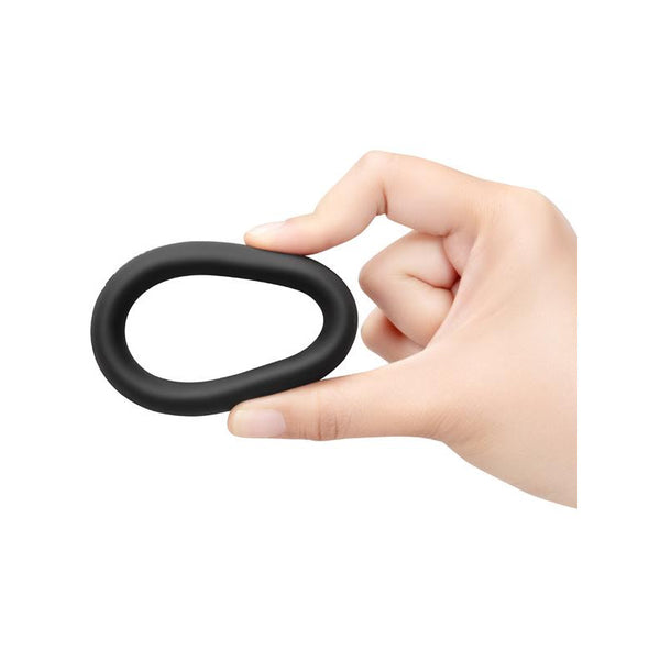 B-Vibe Snug Ring 45 mm Snug Fit Silicone Cock Ring - Colour: Black