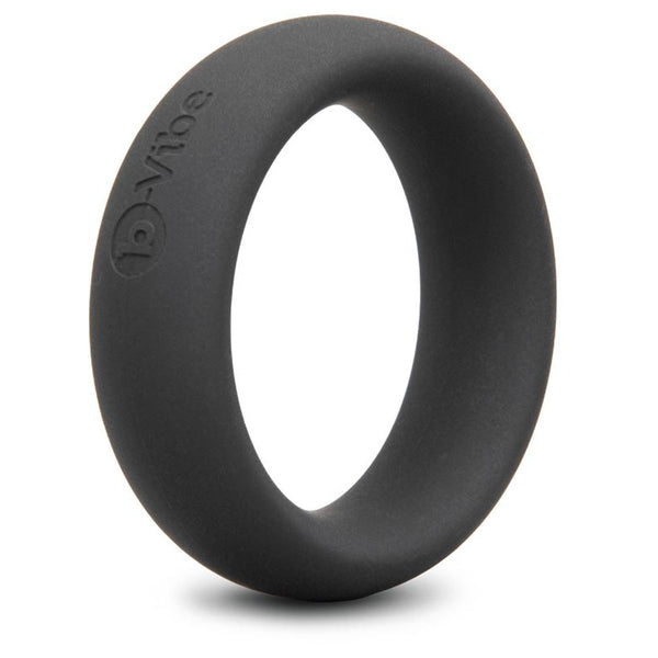 B-Vibe Snug Ring 45 mm Snug Fit Silicone Cock Ring - Colour: Black