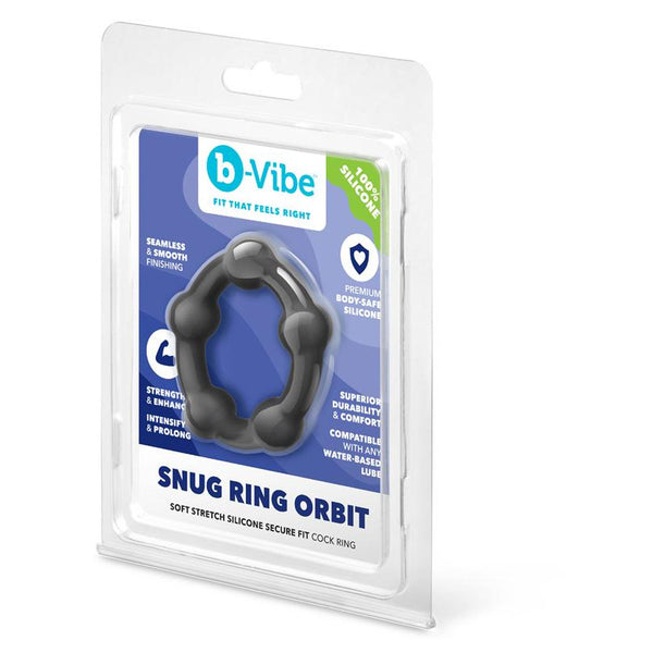 B-Vibe Snug Ring Orbit Nubby Snug Fit Silicone Cock Ring