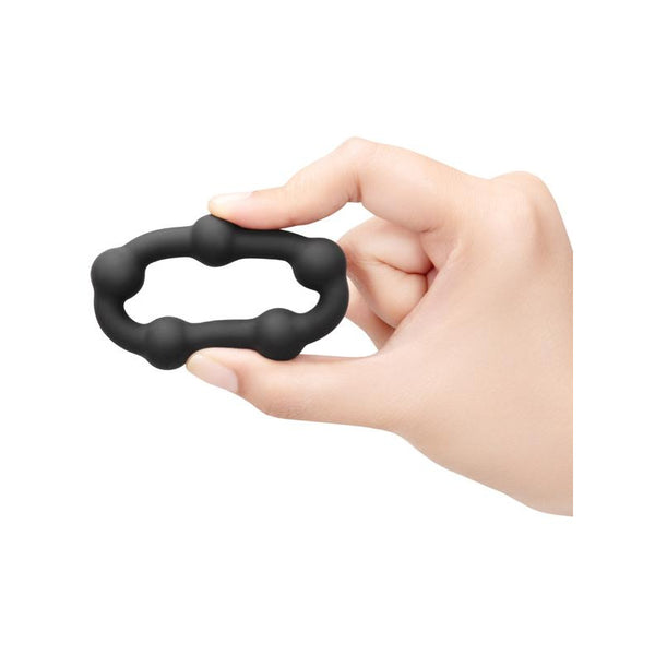 B-Vibe Snug Ring Orbit Nubby Snug Fit Silicone Cock Ring